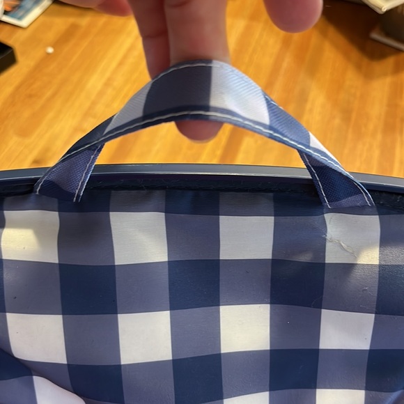 Laptop pillow desk, blue.  Lightweight with carry handle. - Picture 4 of 4